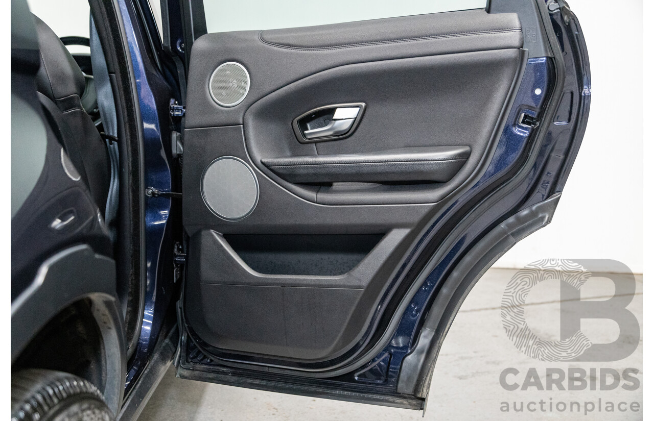 5/2017 Land Rover Range Rover Evoque TD4 150 SE (AWD) LV MY16 5d Wagon Loire Blue Metallic Turbo Diesel 2.0L