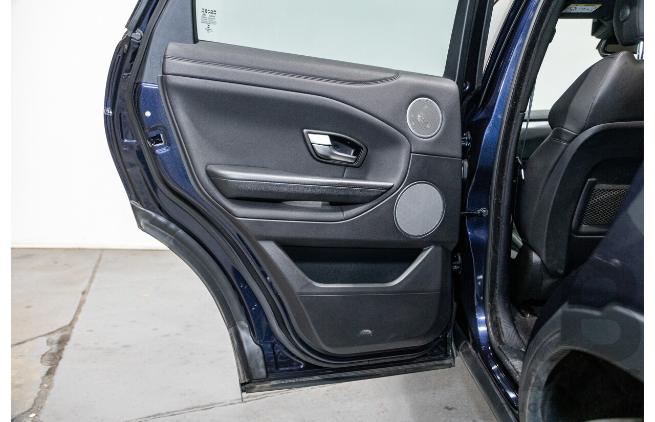 5/2017 Land Rover Range Rover Evoque TD4 150 SE (AWD) LV MY16 5d Wagon Loire Blue Metallic Turbo Diesel 2.0L