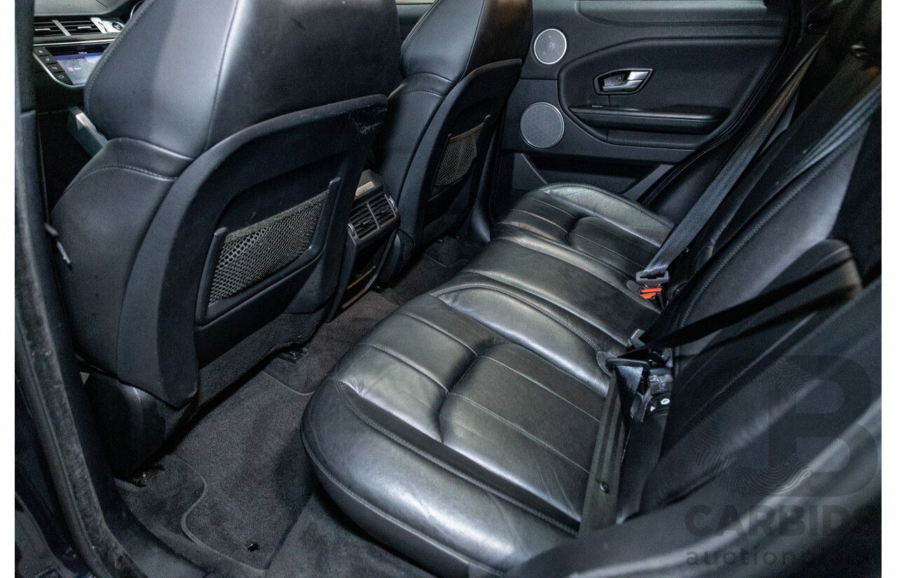 5/2017 Land Rover Range Rover Evoque TD4 150 SE (AWD) LV MY16 5d Wagon Loire Blue Metallic Turbo Diesel 2.0L