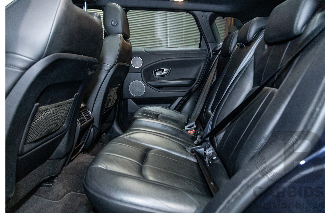 5/2017 Land Rover Range Rover Evoque TD4 150 SE (AWD) LV MY16 5d Wagon Loire Blue Metallic Turbo Diesel 2.0L