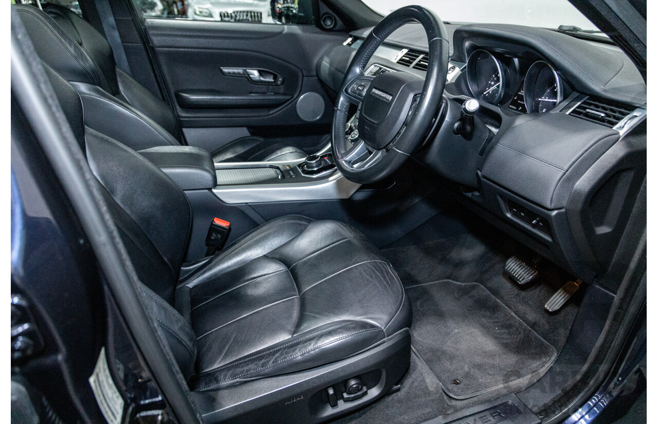5/2017 Land Rover Range Rover Evoque TD4 150 SE (AWD) LV MY16 5d Wagon Loire Blue Metallic Turbo Diesel 2.0L