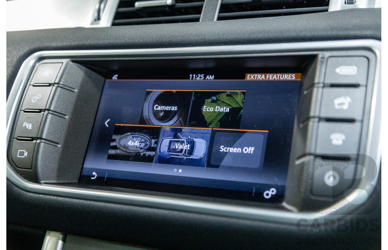 5/2017 Land Rover Range Rover Evoque TD4 150 SE (AWD) LV MY16 5d Wagon Loire Blue Metallic Turbo Diesel 2.0L