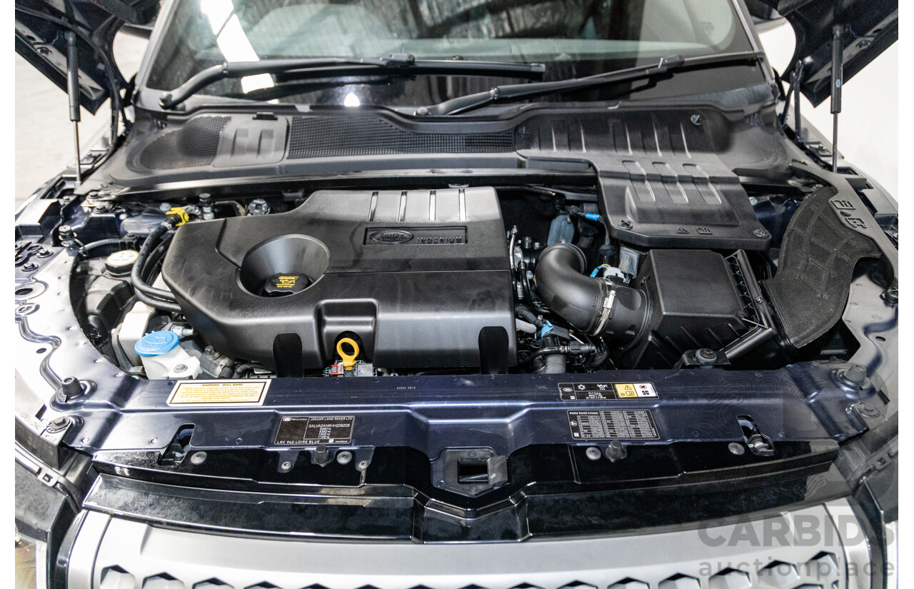 5/2017 Land Rover Range Rover Evoque TD4 150 SE (AWD) LV MY16 5d Wagon Loire Blue Metallic Turbo Diesel 2.0L