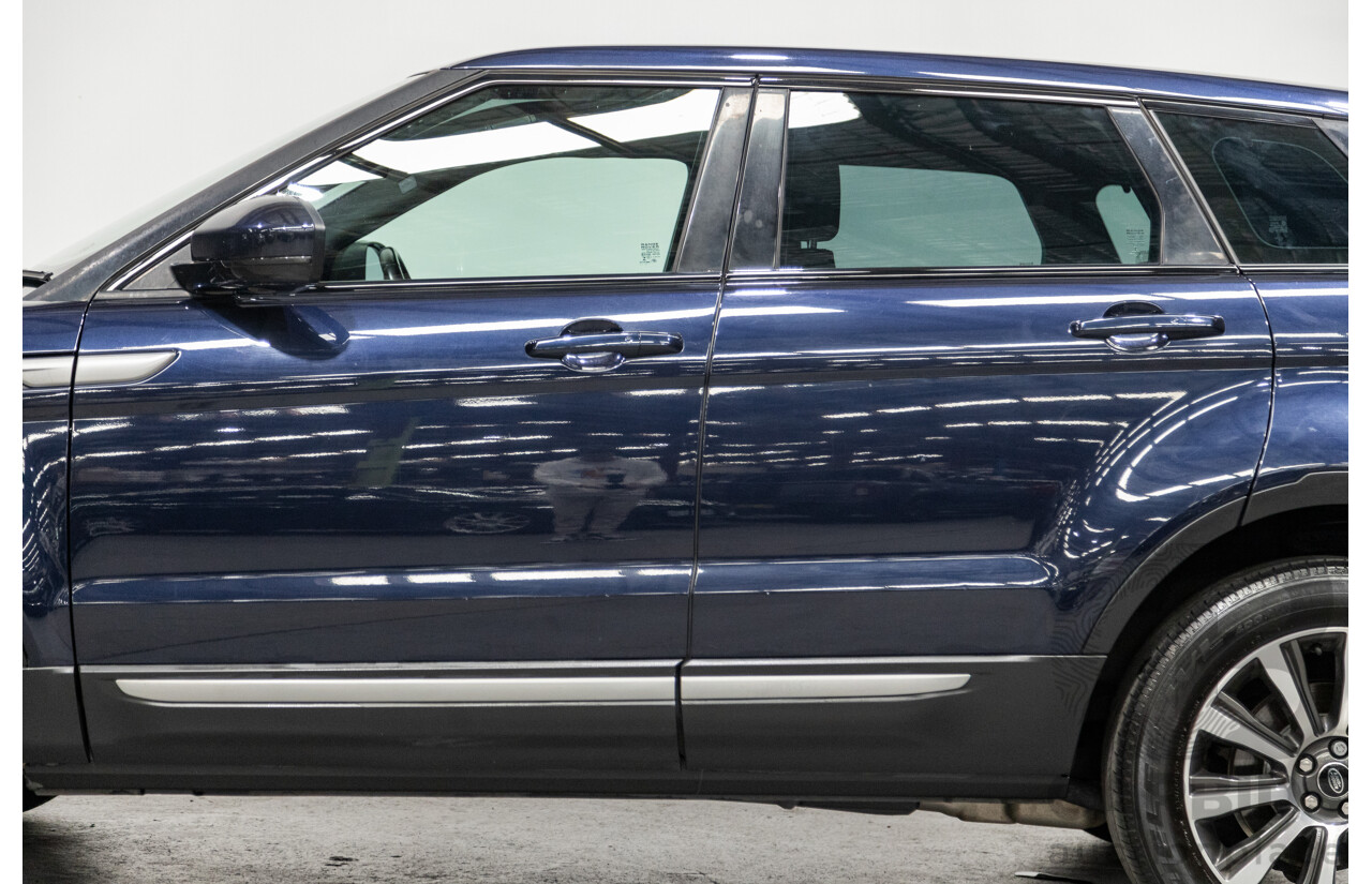 5/2017 Land Rover Range Rover Evoque TD4 150 SE (AWD) LV MY16 5d Wagon Loire Blue Metallic Turbo Diesel 2.0L