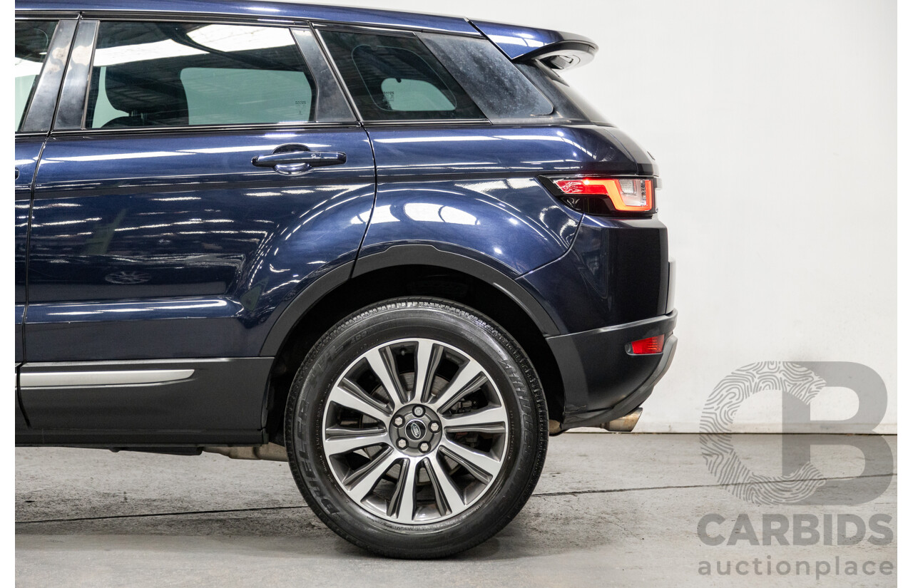 5/2017 Land Rover Range Rover Evoque TD4 150 SE (AWD) LV MY16 5d Wagon Loire Blue Metallic Turbo Diesel 2.0L