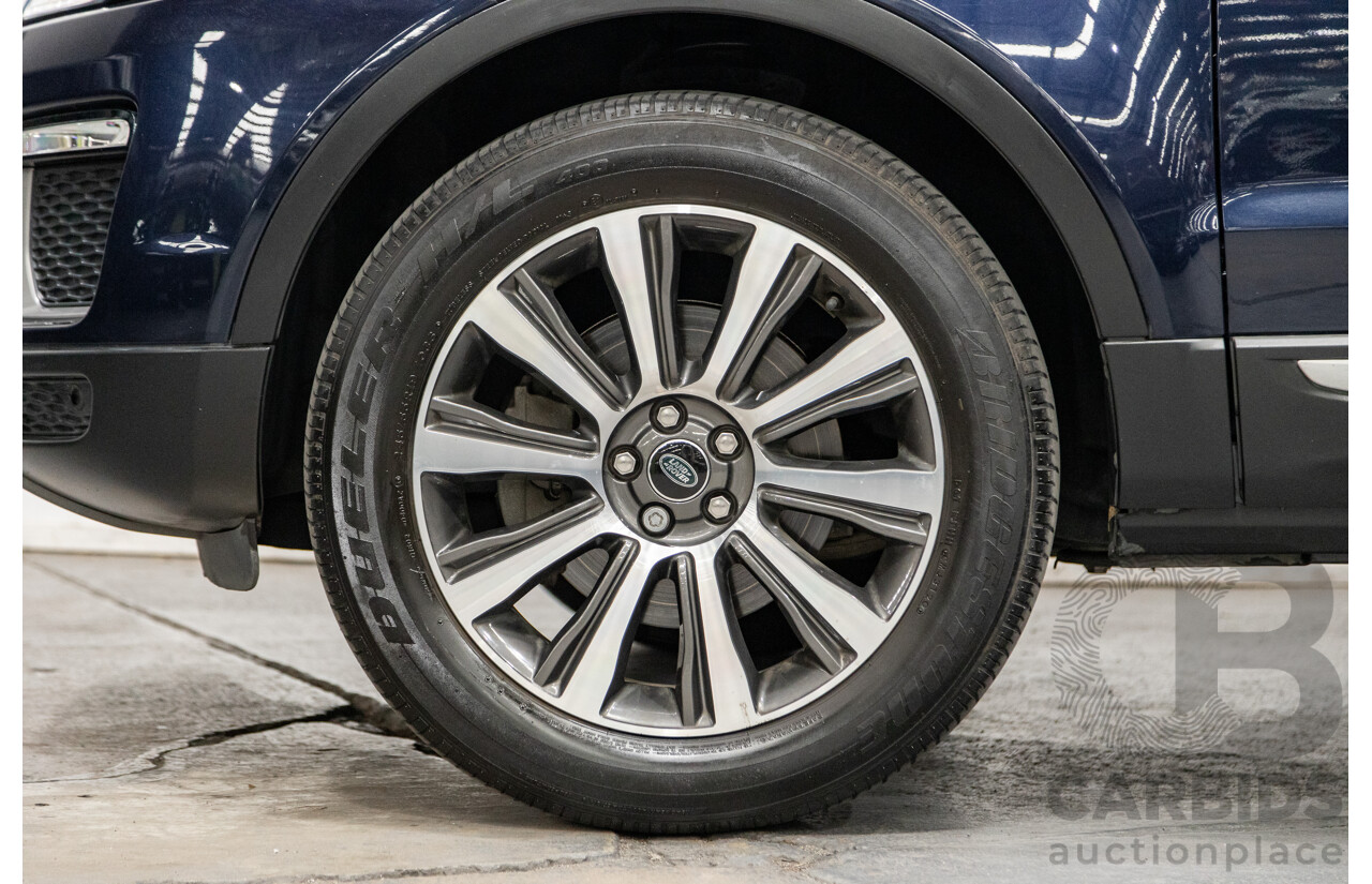 5/2017 Land Rover Range Rover Evoque TD4 150 SE (AWD) LV MY16 5d Wagon Loire Blue Metallic Turbo Diesel 2.0L