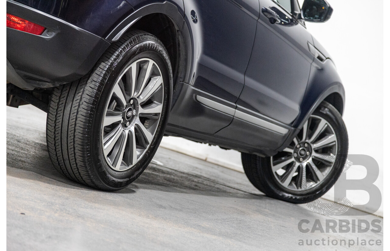 5/2017 Land Rover Range Rover Evoque TD4 150 SE (AWD) LV MY16 5d Wagon Loire Blue Metallic Turbo Diesel 2.0L