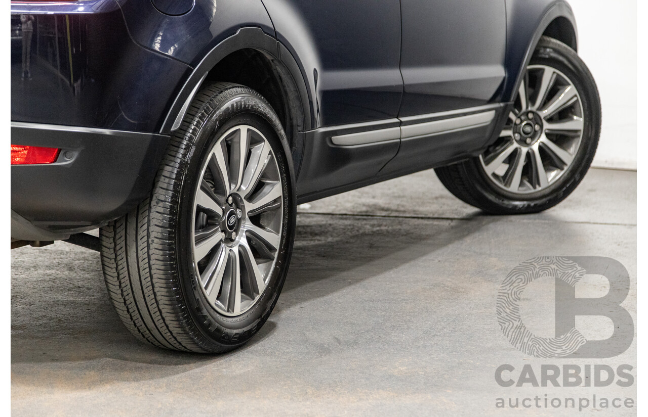 5/2017 Land Rover Range Rover Evoque TD4 150 SE (AWD) LV MY16 5d Wagon Loire Blue Metallic Turbo Diesel 2.0L