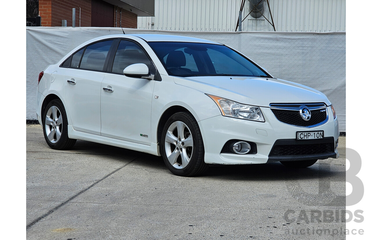 8/2012 Holden Cruze SRi V JH MY12 4d Sedan White 1.4L