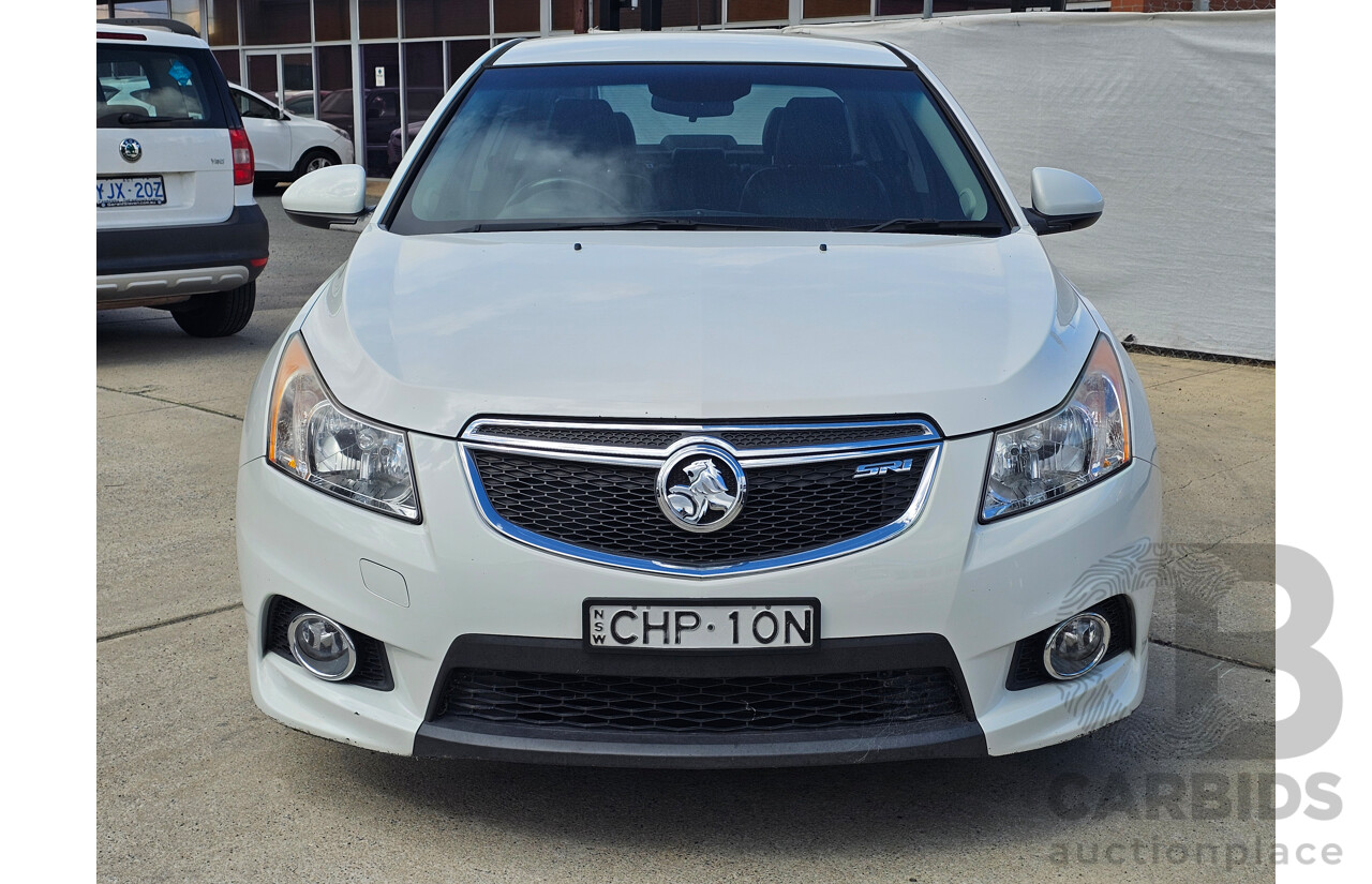 8/2012 Holden Cruze SRi V JH MY12 4d Sedan White 1.4L