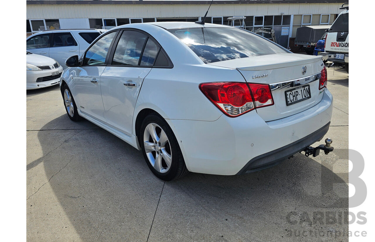 8/2012 Holden Cruze SRi V JH MY12 4d Sedan White 1.4L