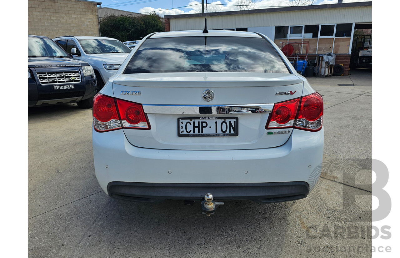 8/2012 Holden Cruze SRi V JH MY12 4d Sedan White 1.4L
