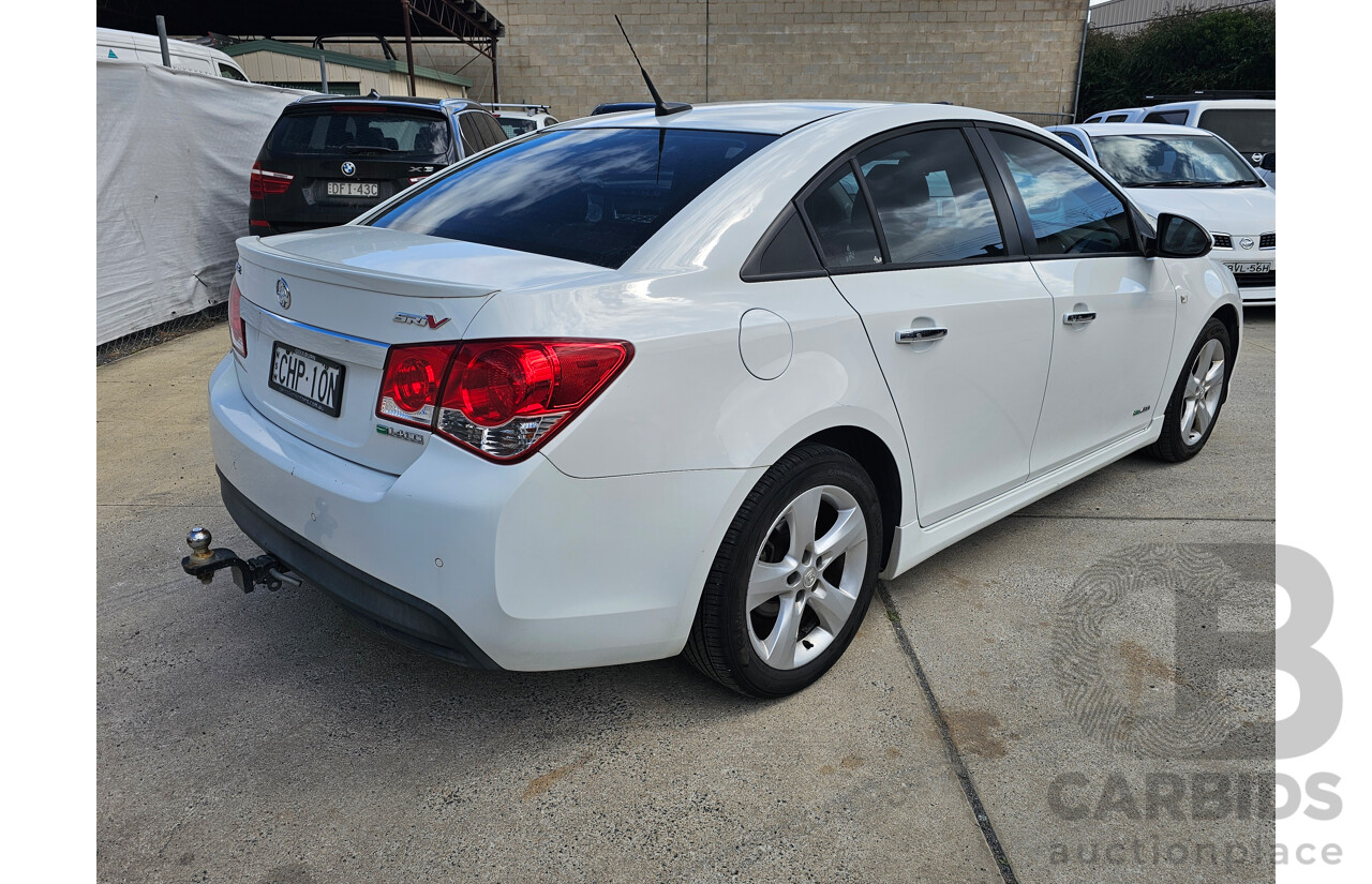 8/2012 Holden Cruze SRi V JH MY12 4d Sedan White 1.4L