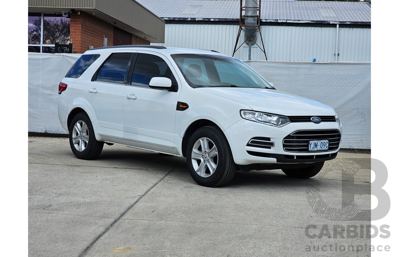 7/2013 Ford Territory TX (4x4) SZ 4d Wagon White 2.7L