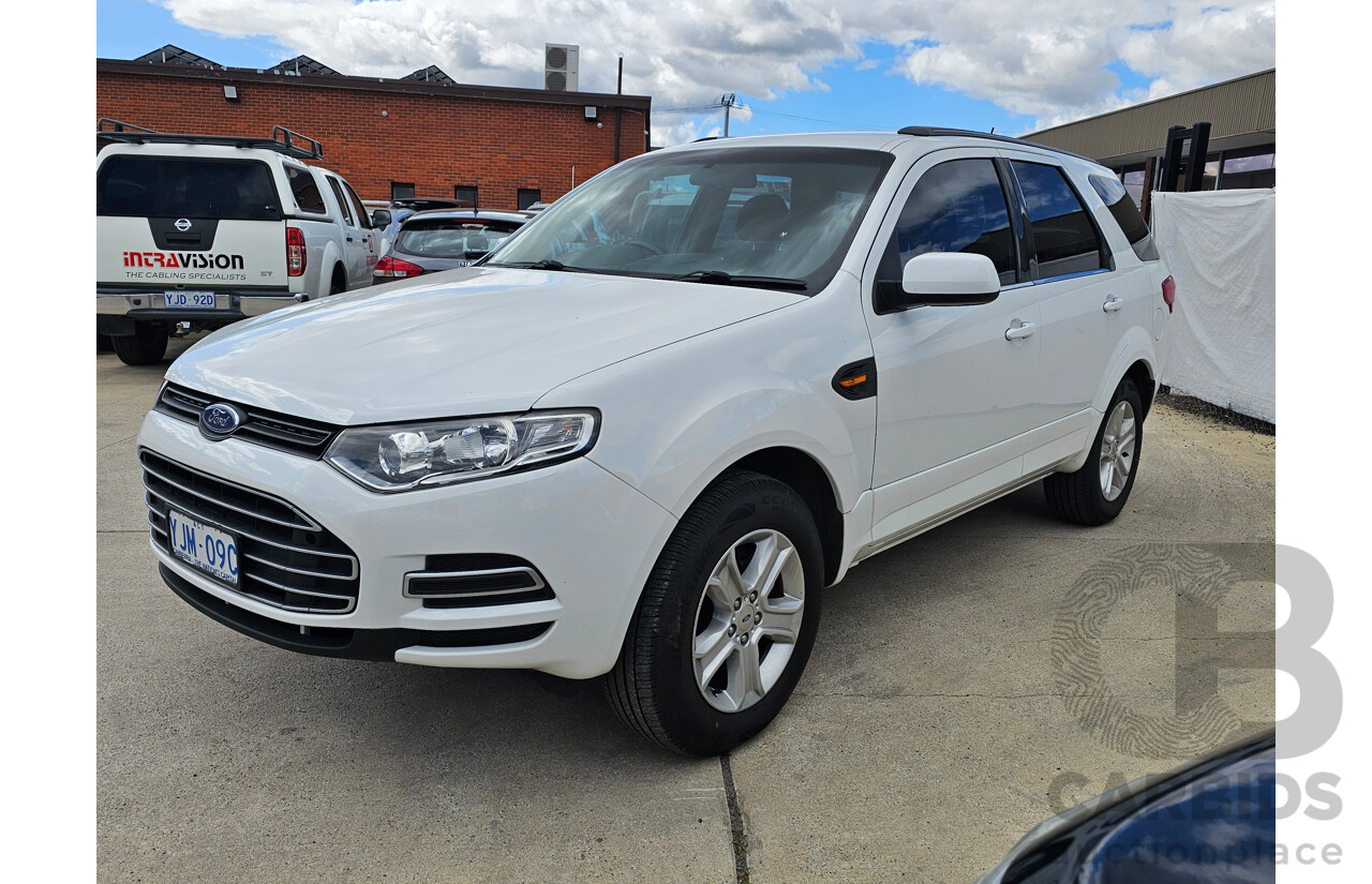 7/2013 Ford Territory TX (4x4) SZ 4d Wagon White 2.7L