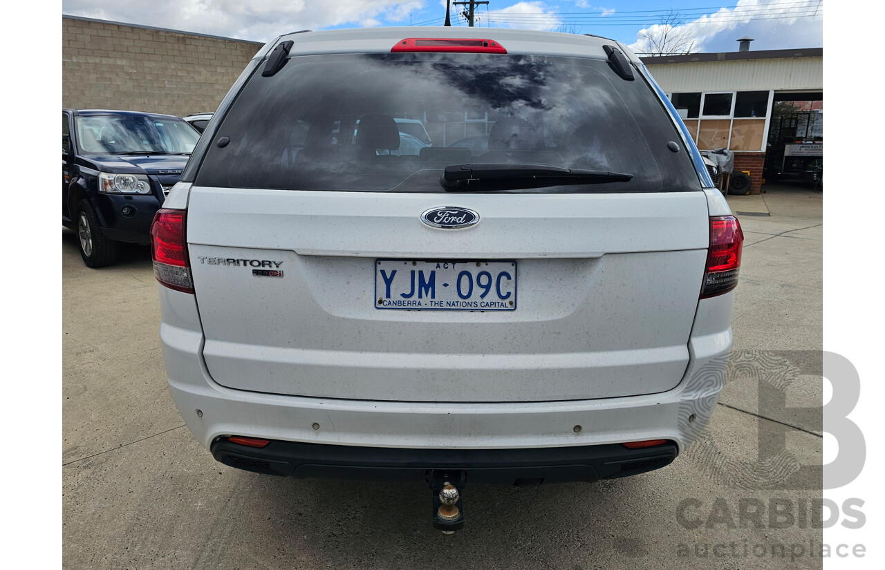 7/2013 Ford Territory TX (4x4) SZ 4d Wagon White 2.7L