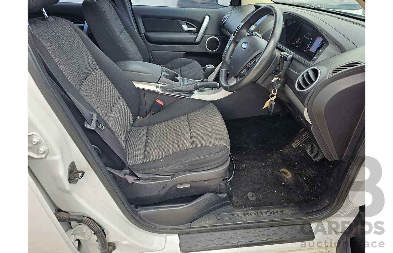 7/2013 Ford Territory TX (4x4) SZ 4d Wagon White 2.7L