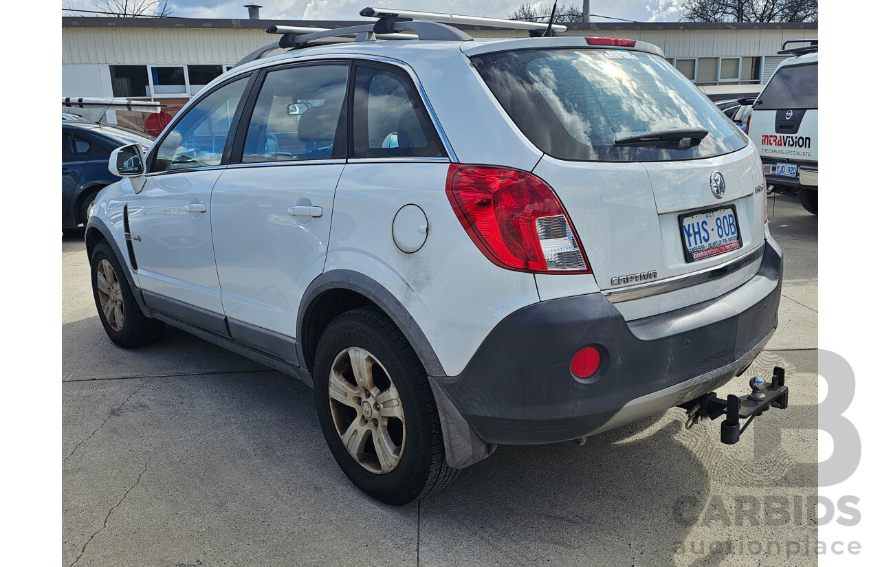 12/2011 Holden Captiva 5 (4x4) CG SERIES II 4d Wagon White 2.2L