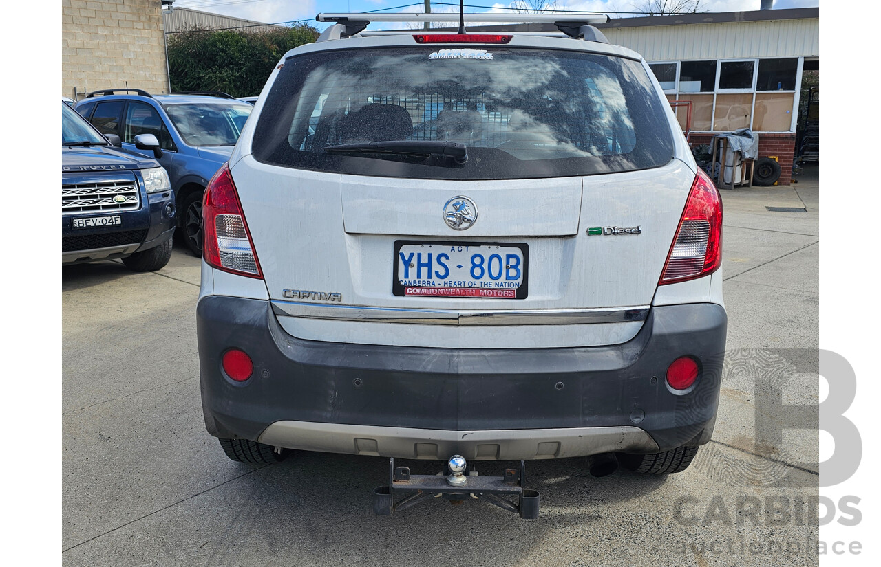 12/2011 Holden Captiva 5 (4x4) CG SERIES II 4d Wagon White 2.2L