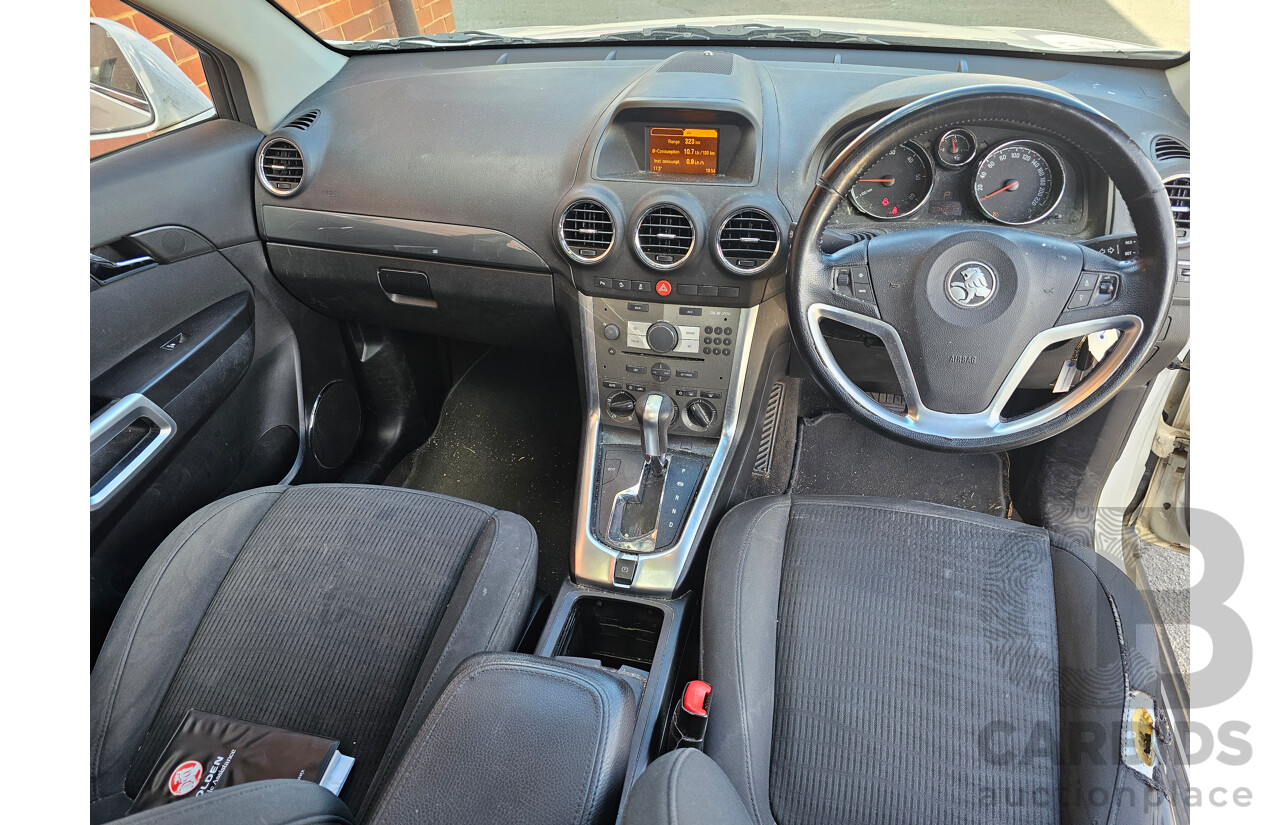 12/2011 Holden Captiva 5 (4x4) CG SERIES II 4d Wagon White 2.2L