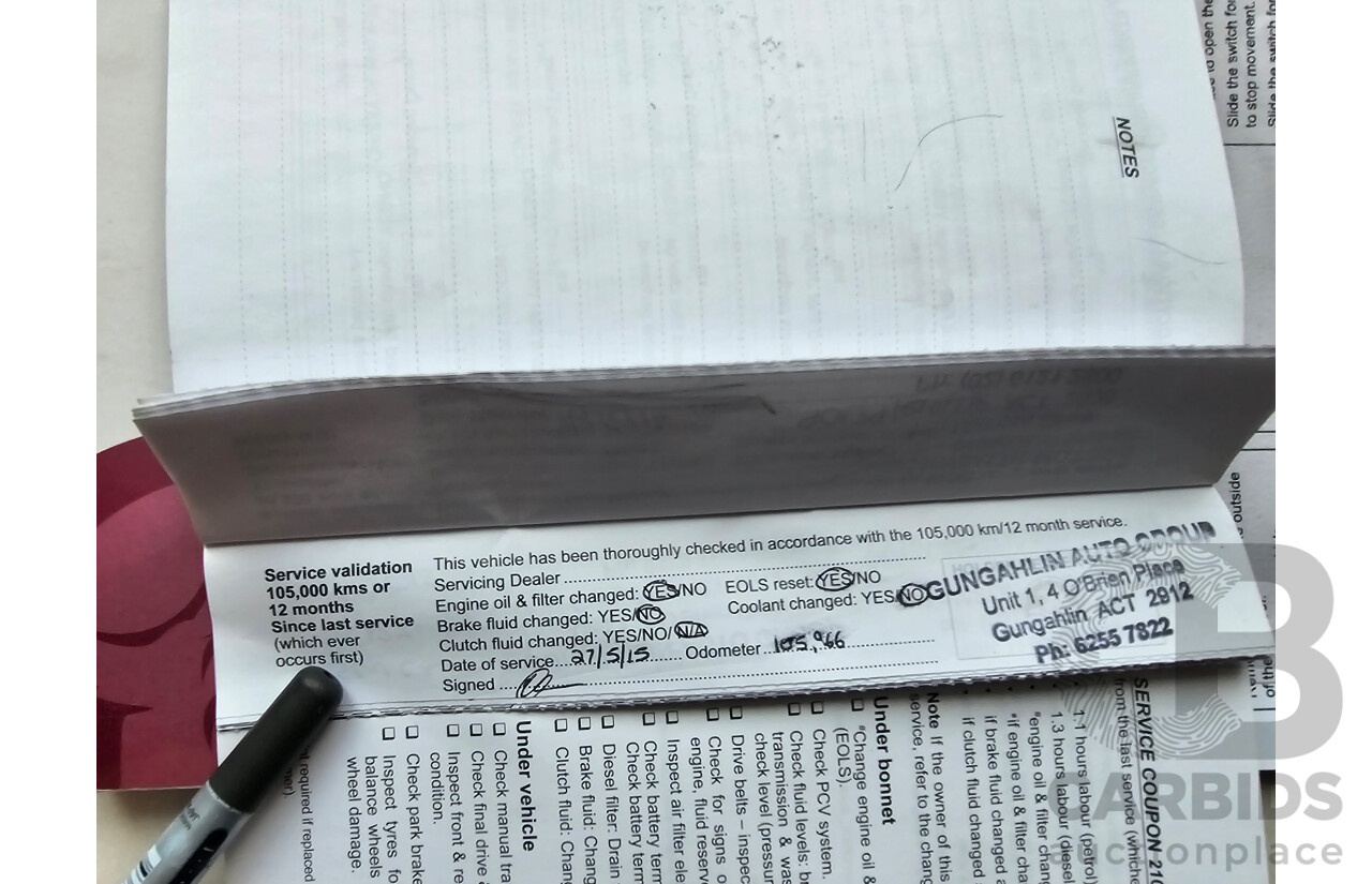 12/2011 Holden Captiva 5 (4x4) CG SERIES II 4d Wagon White 2.2L