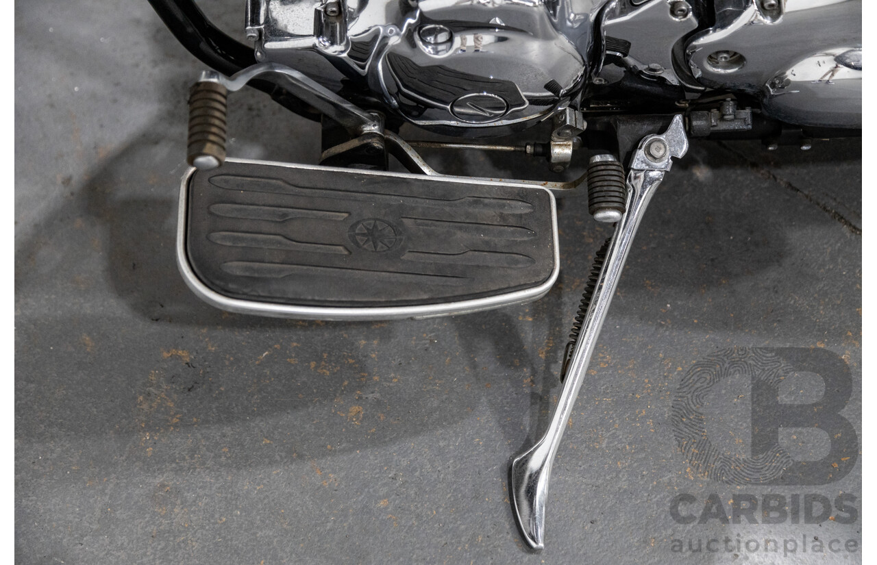 09/2007 Yamaha V-Star XVS1100 Custom Cruiser Motorcycle Black 1063cc