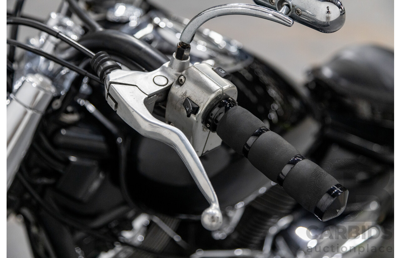 09/2007 Yamaha V-Star XVS1100 Custom Cruiser Motorcycle Black 1063cc