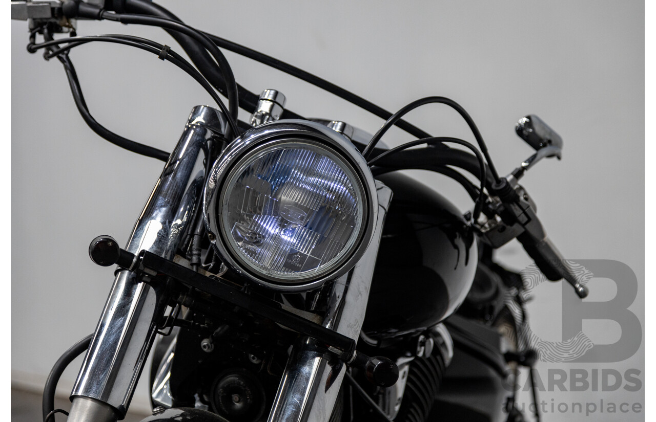 09/2007 Yamaha V-Star XVS1100 Custom Cruiser Motorcycle Black 1063cc