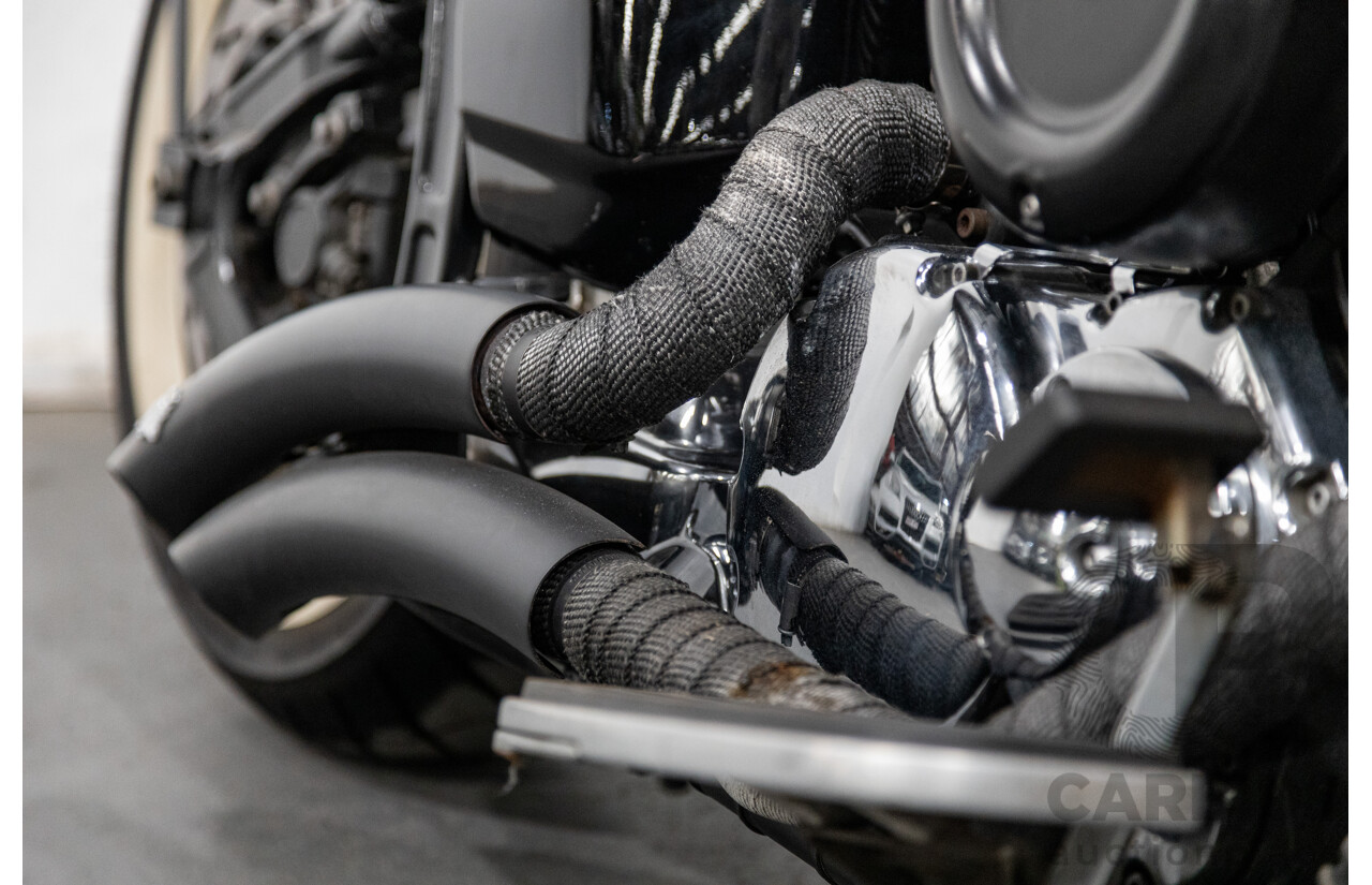 09/2007 Yamaha V-Star XVS1100 Custom Cruiser Motorcycle Black 1063cc