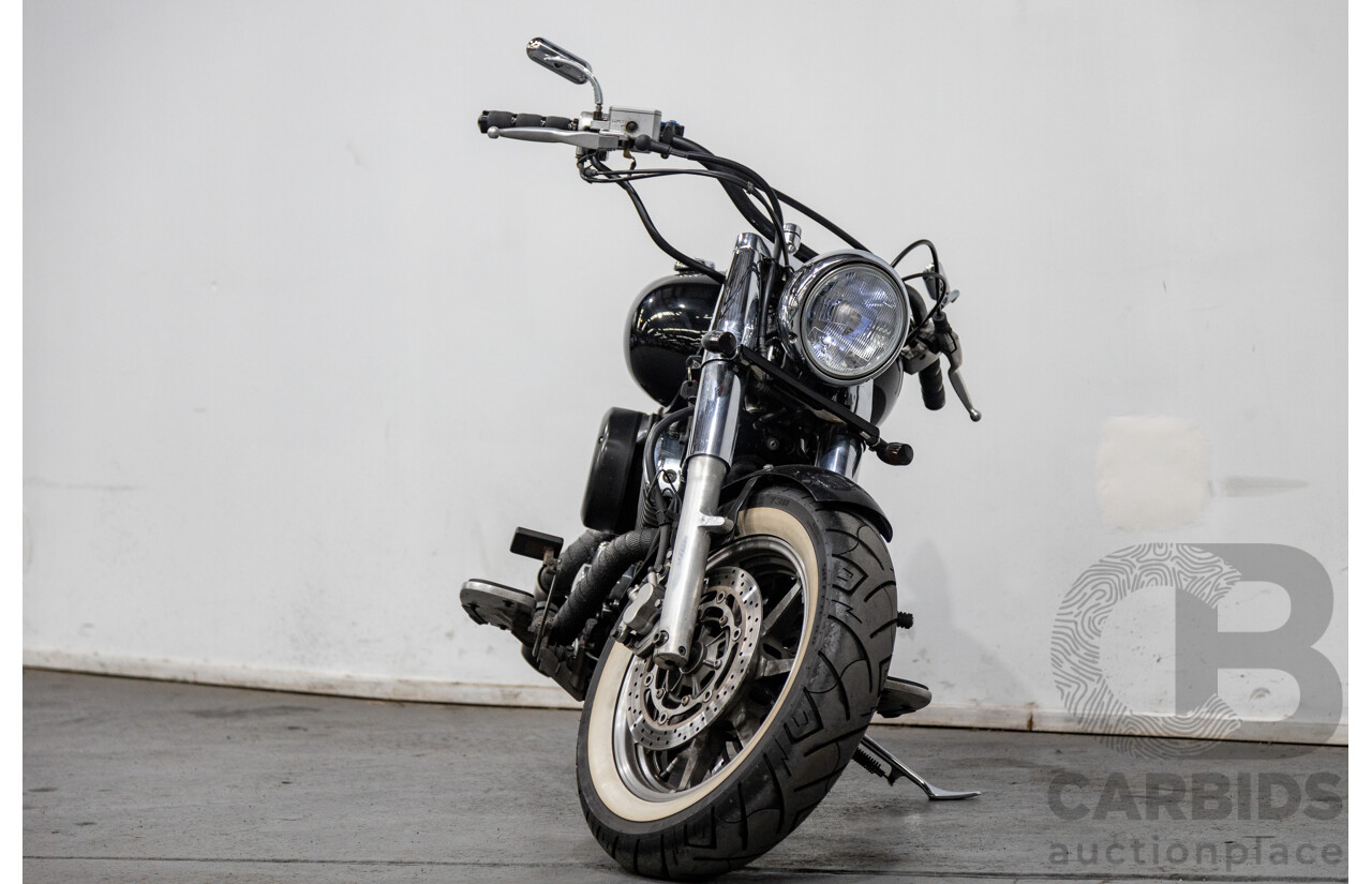 09/2007 Yamaha V-Star XVS1100 Custom Cruiser Motorcycle Black 1063cc
