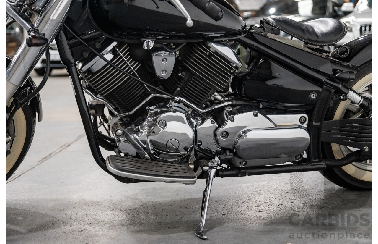 09/2007 Yamaha V-Star XVS1100 Custom Cruiser Motorcycle Black 1063cc