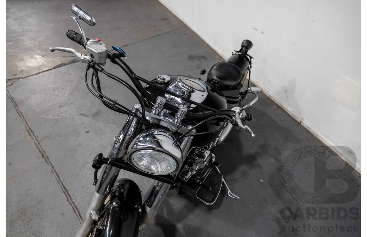 09/2007 Yamaha V-Star XVS1100 Custom Cruiser Motorcycle Black 1063cc