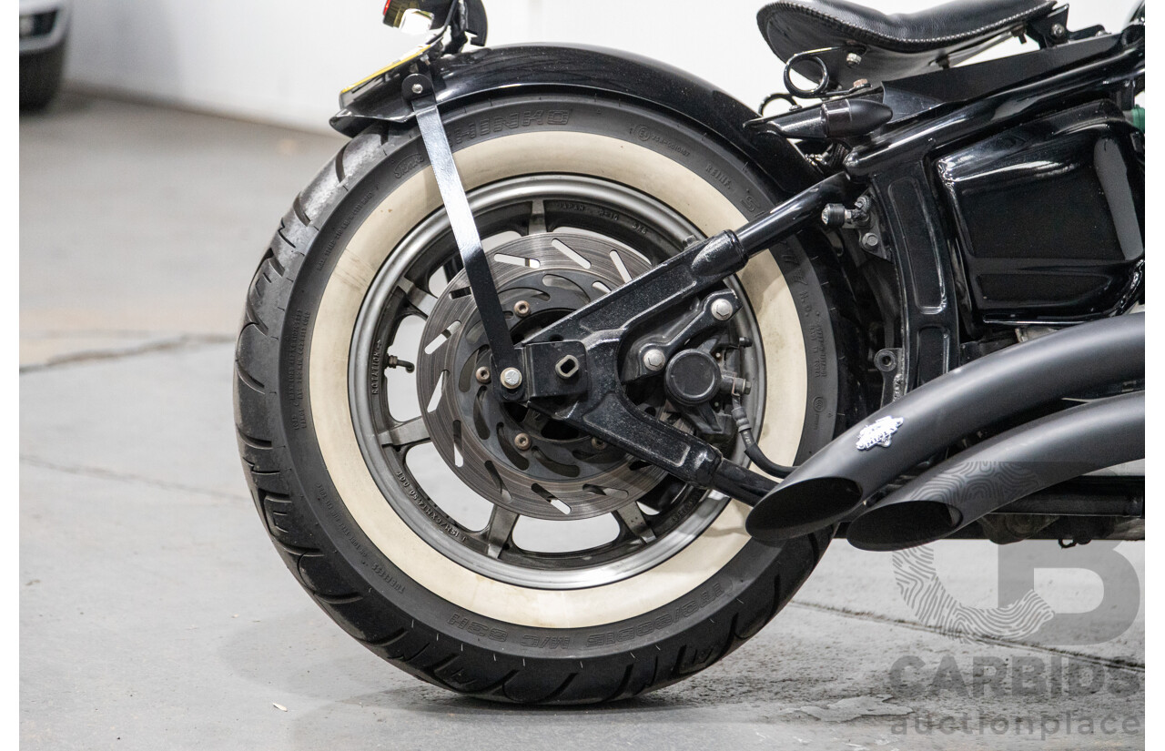 09/2007 Yamaha V-Star XVS1100 Custom Cruiser Motorcycle Black 1063cc