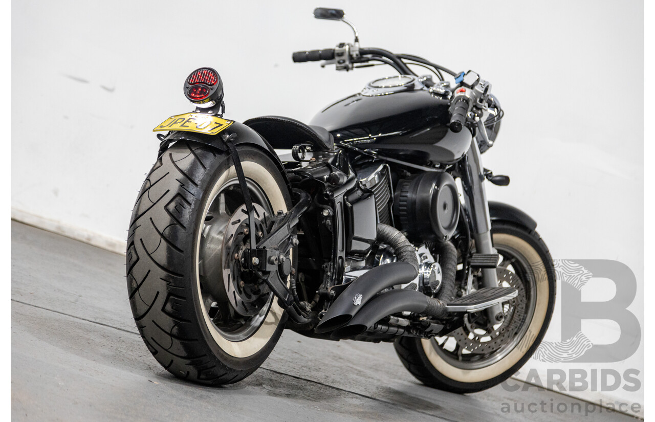 09/2007 Yamaha V-Star XVS1100 Custom Cruiser Motorcycle Black 1063cc