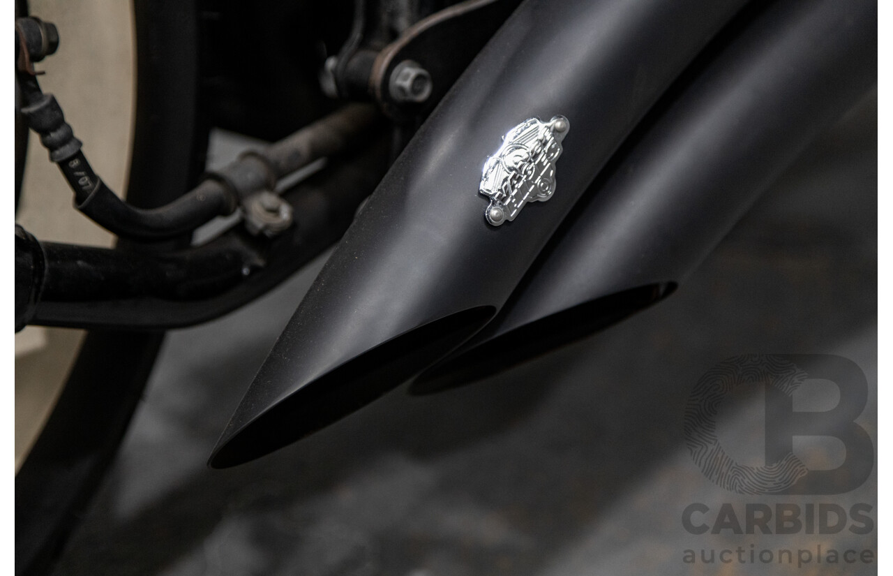 09/2007 Yamaha V-Star XVS1100 Custom Cruiser Motorcycle Black 1063cc