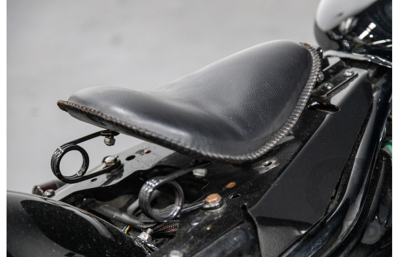 09/2007 Yamaha V-Star XVS1100 Custom Cruiser Motorcycle Black 1063cc