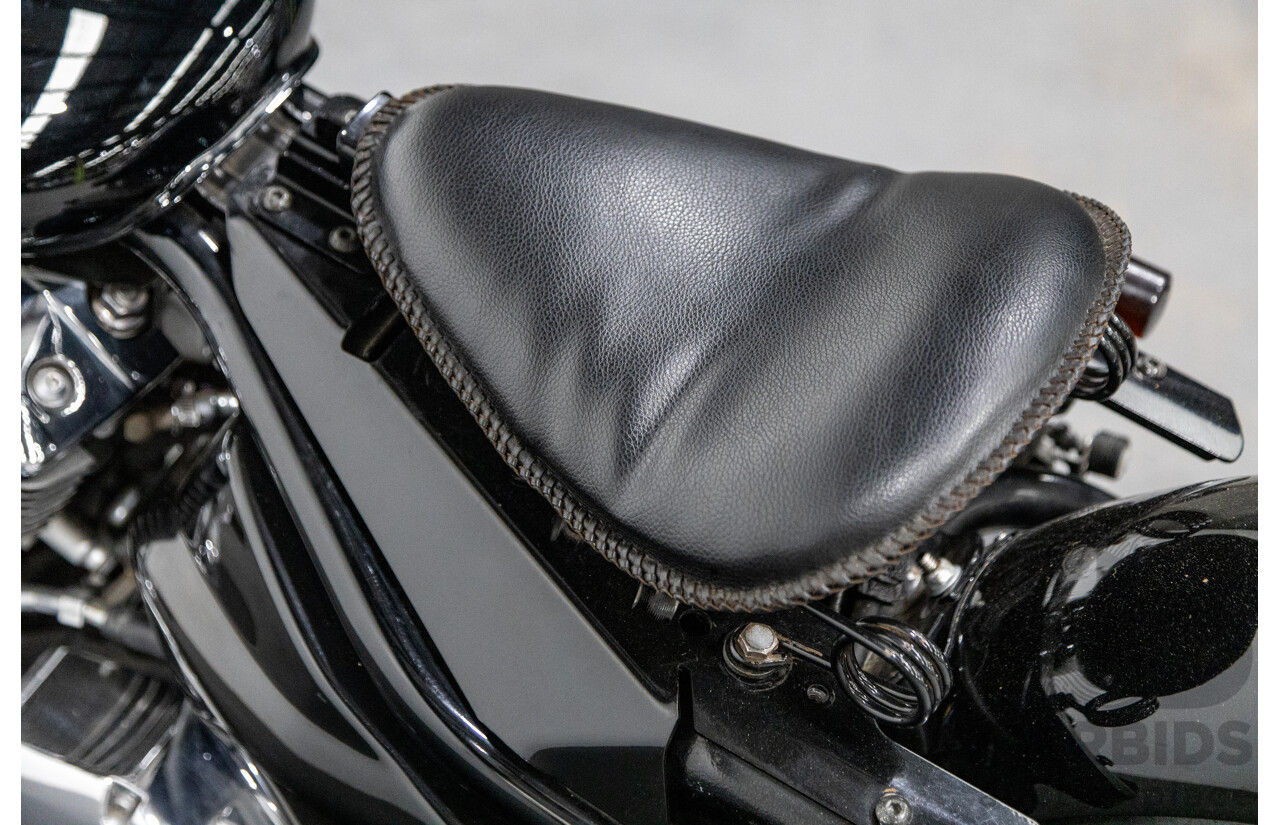 09/2007 Yamaha V-Star XVS1100 Custom Cruiser Motorcycle Black 1063cc