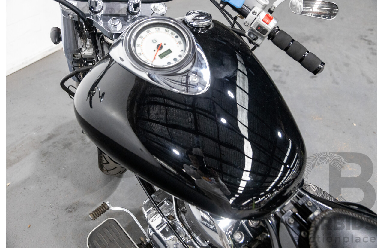 09/2007 Yamaha V-Star XVS1100 Custom Cruiser Motorcycle Black 1063cc