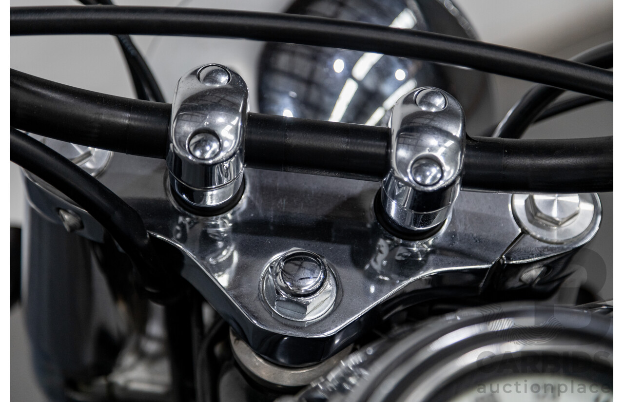 09/2007 Yamaha V-Star XVS1100 Custom Cruiser Motorcycle Black 1063cc