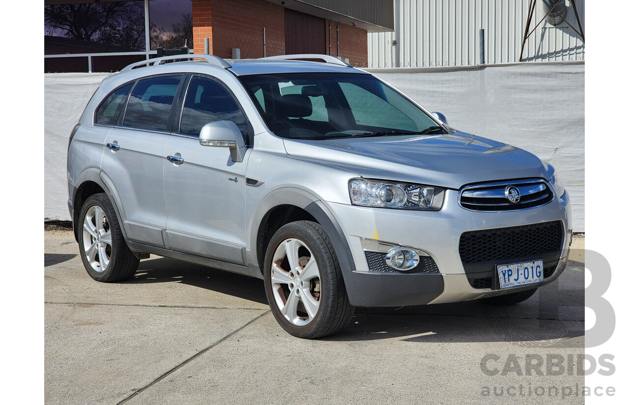 5/2012 Holden Captiva 7 CX (4x4) CG SERIES II 4d Wagon Silver Or Chrome 2.2L