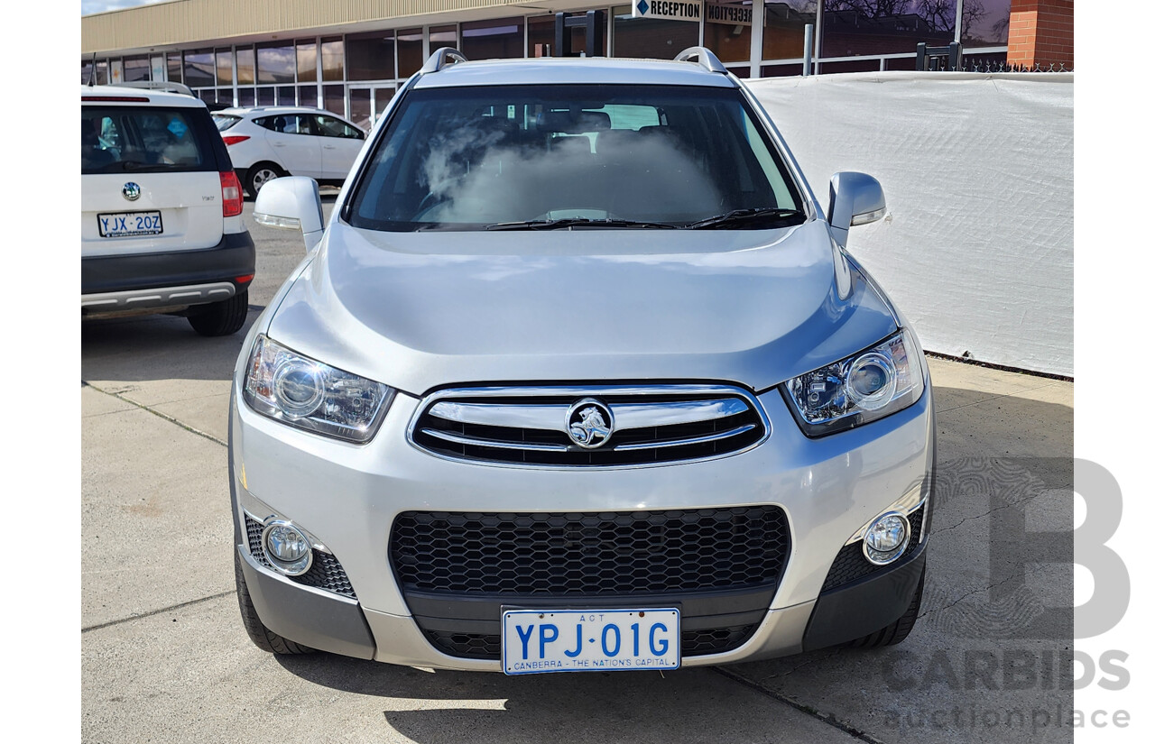 5/2012 Holden Captiva 7 CX (4x4) CG SERIES II 4d Wagon Silver Or Chrome 2.2L
