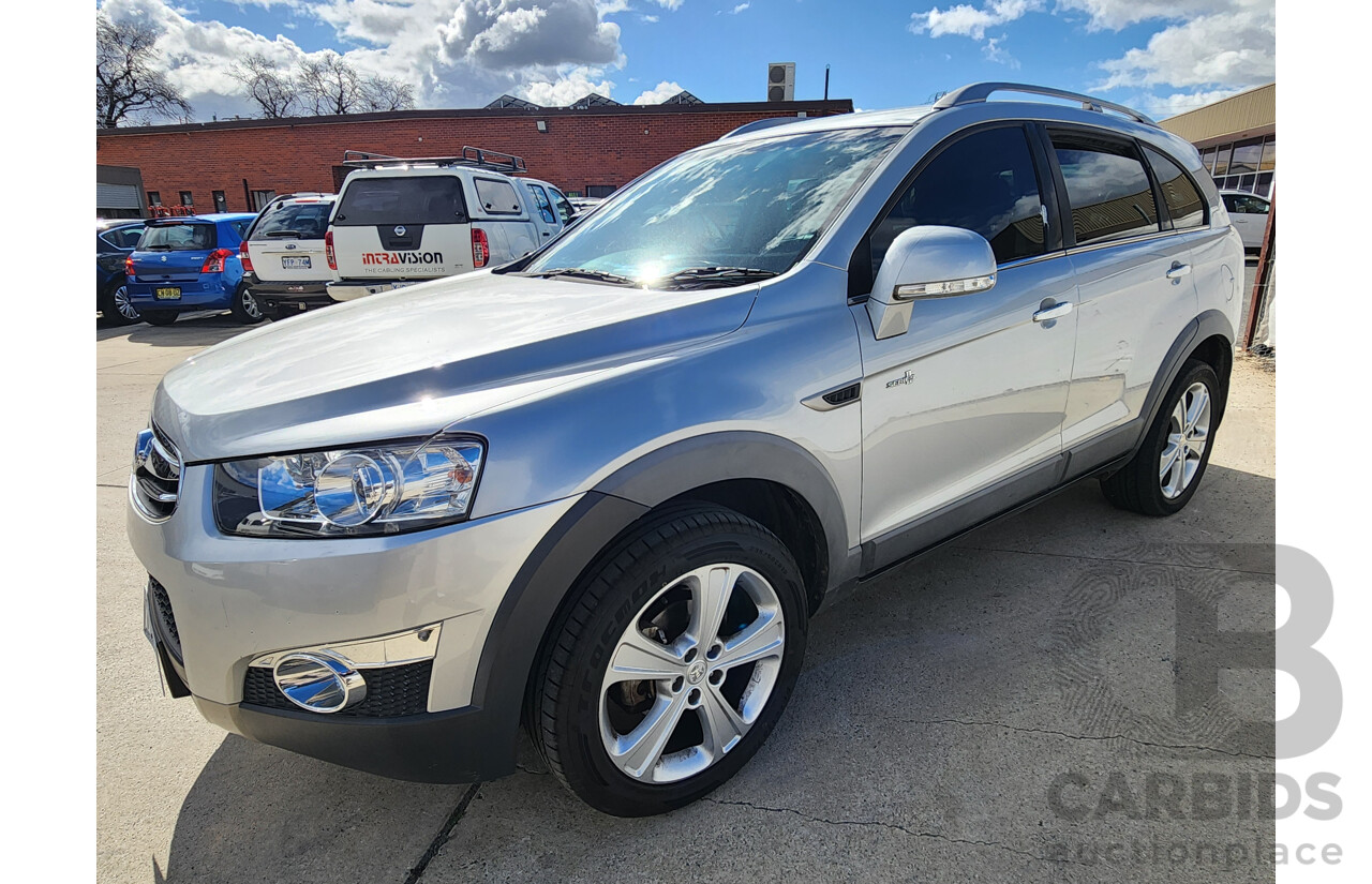5/2012 Holden Captiva 7 CX (4x4) CG SERIES II 4d Wagon Silver Or Chrome 2.2L