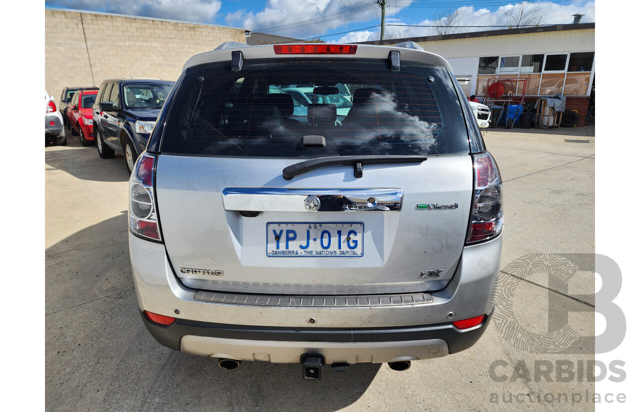 5/2012 Holden Captiva 7 CX (4x4) CG SERIES II 4d Wagon Silver Or Chrome 2.2L
