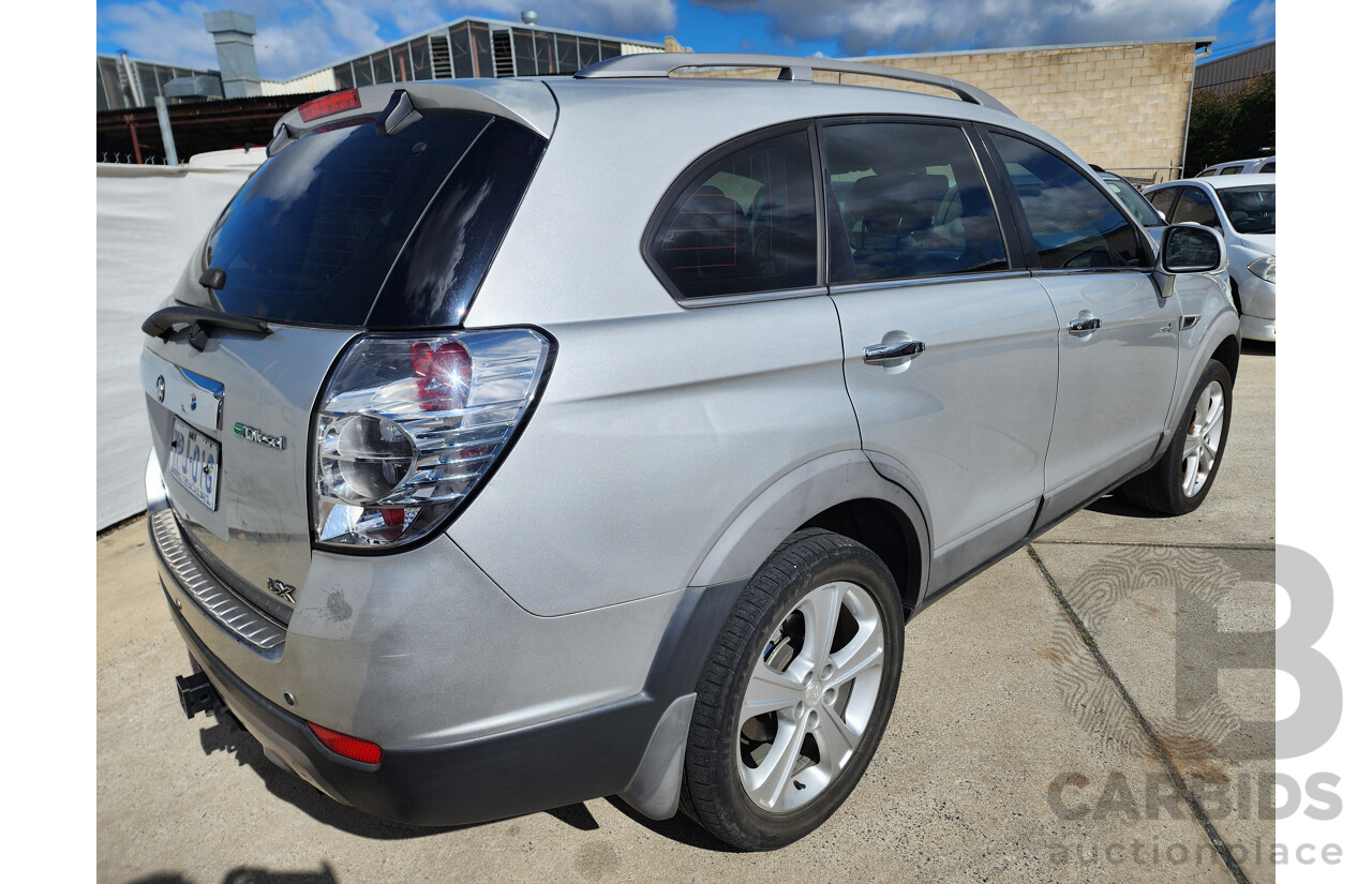 5/2012 Holden Captiva 7 CX (4x4) CG SERIES II 4d Wagon Silver Or Chrome 2.2L