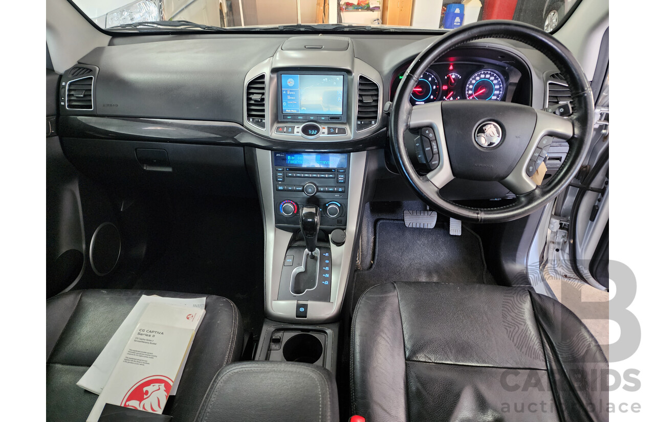 5/2012 Holden Captiva 7 CX (4x4) CG SERIES II 4d Wagon Silver Or Chrome 2.2L