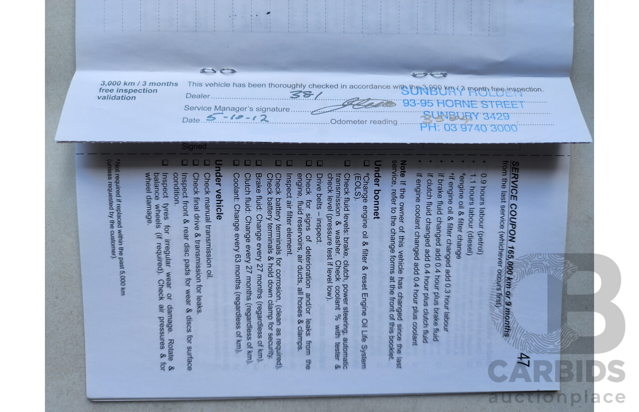 5/2012 Holden Captiva 7 CX (4x4) CG SERIES II 4d Wagon Silver Or Chrome 2.2L