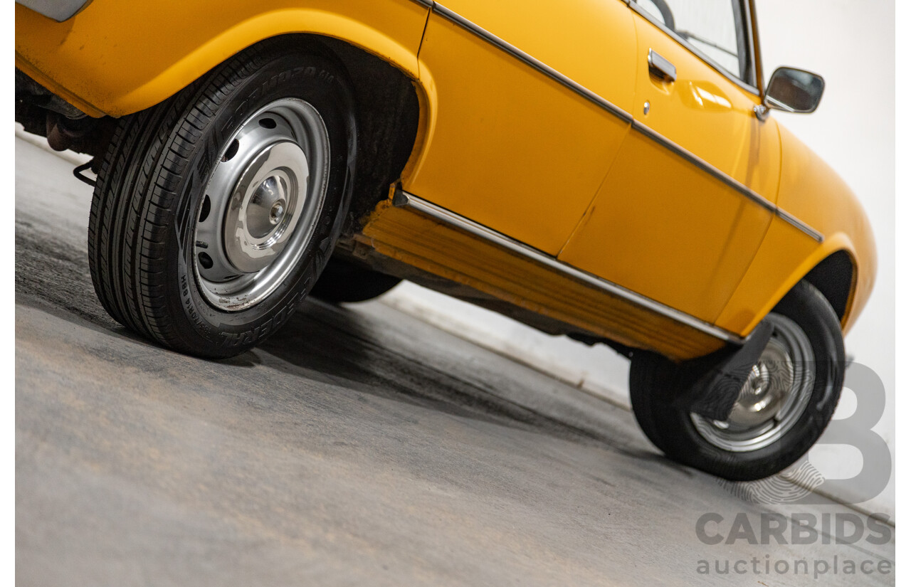 2/1976 Peugeot 504 GL 4d Sedan Yellow 2.0L