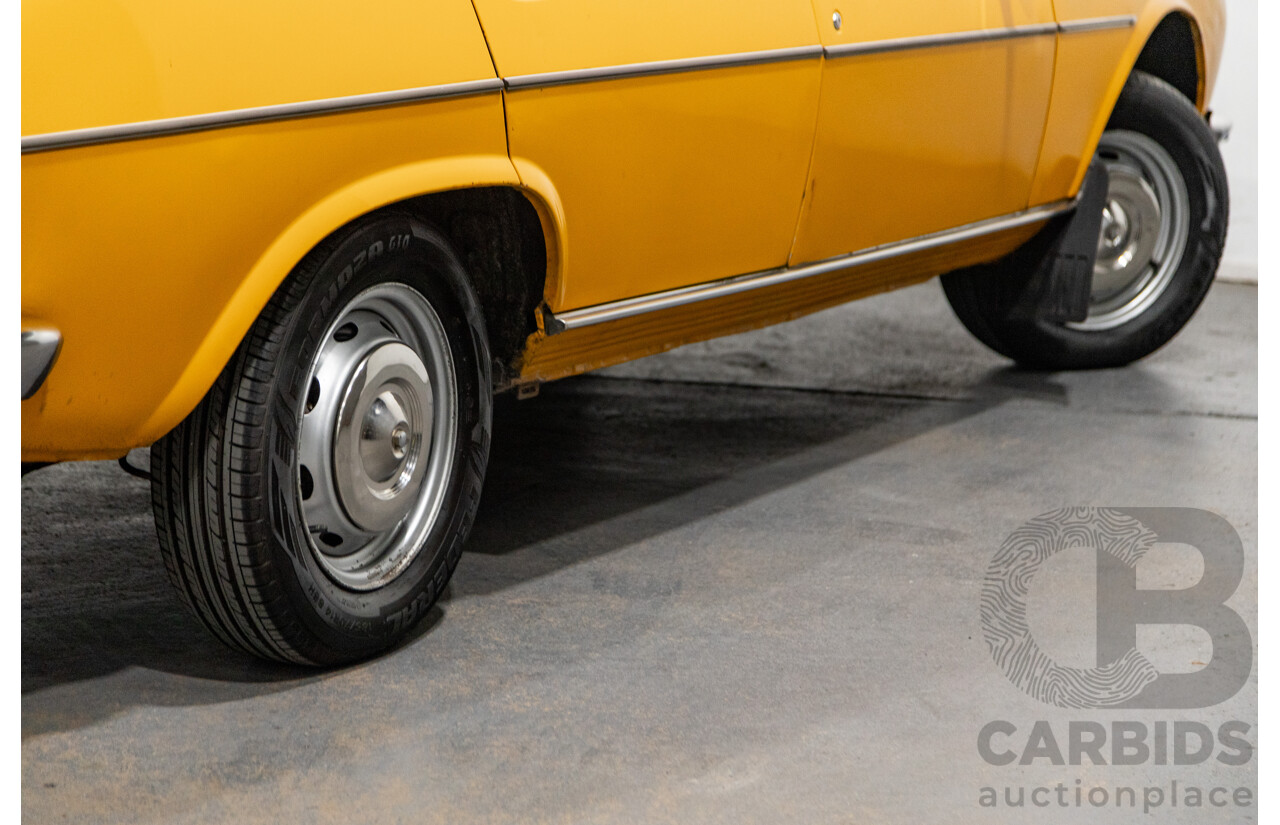 2/1976 Peugeot 504 GL 4d Sedan Yellow 2.0L