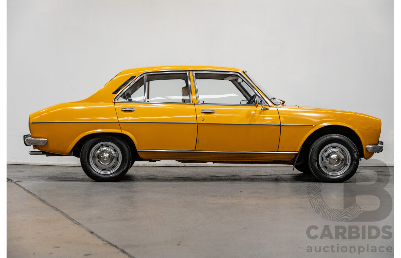 2/1976 Peugeot 504 GL 4d Sedan Yellow 2.0L
