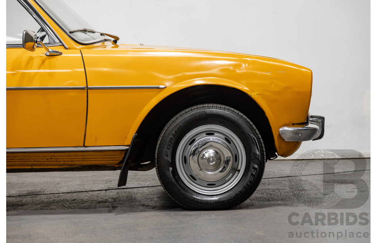 2/1976 Peugeot 504 GL 4d Sedan Yellow 2.0L